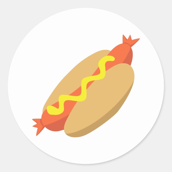Yummy Food   Hotdog Stickers
