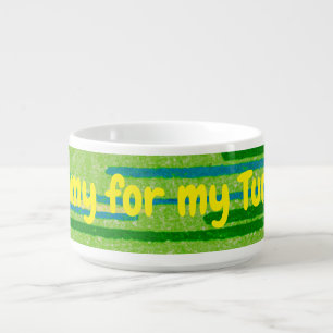 Yummy for my Tummy Art Soup Chili Bowl