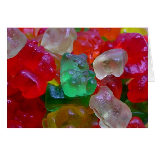 Yummy  Gummy Bears Some Worms On Some