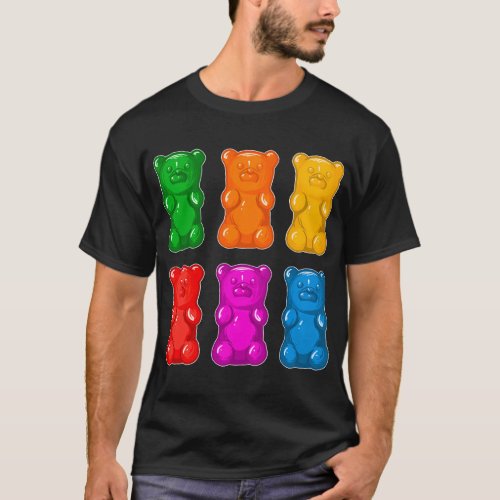 Yummy Gummy Bears T_Shirt