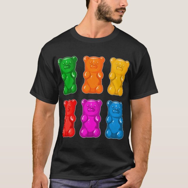 Yummy Gummy Bears T-Shirt (Front)
