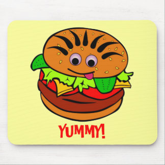 Yummy Hamburger Mouse Pad