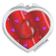 Yummy Hearts Compact Mirror Create