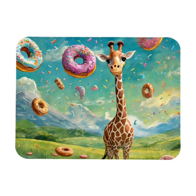 Yummy - I love donuts Magnet (Horizontal)