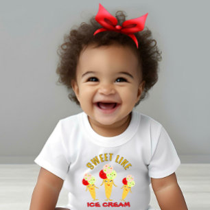 Yummy ice cream baby bodysuit