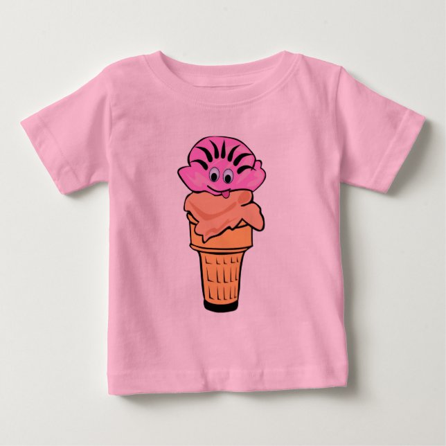 Yummy Ice Cream Baby T-Shirt (Front)