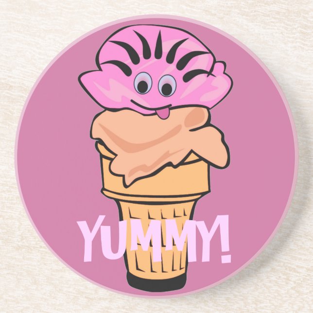 Yummy Ice Cream Coaster (Front)