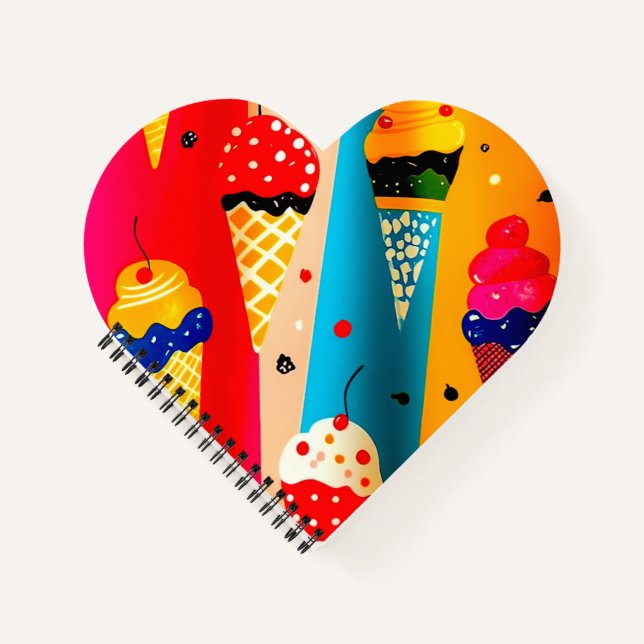 Yummy Ice Cream Notebook (Front)