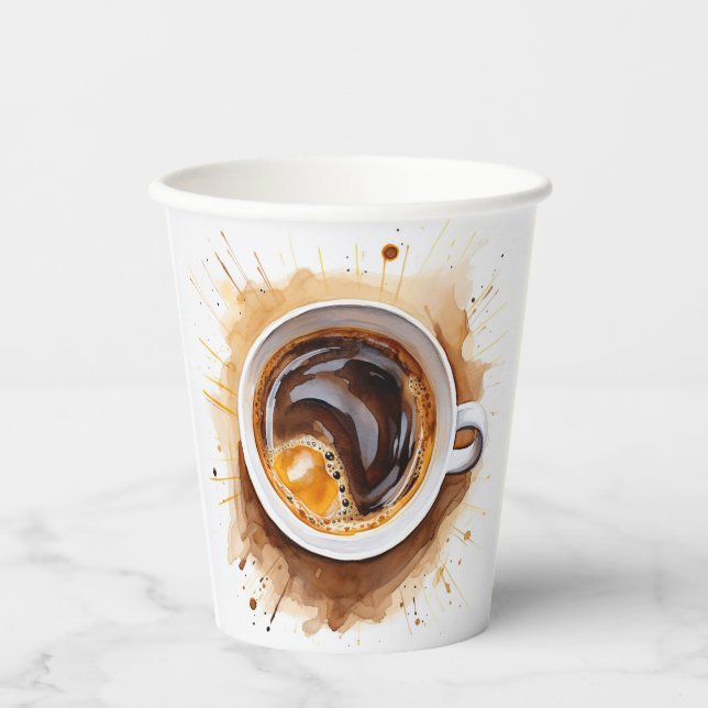 Yummy java coffee pour over beans cup o joe cafe (Front)