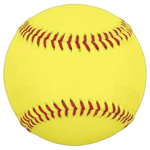 Yummy Lily Yellow Solid Color Softball