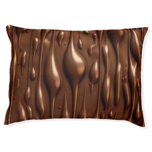 Yummy Melted Chocolate Pattern Dog Cat Pet Bed