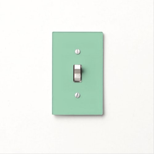 Yummy Mint Green Solid Color Light Switch Cover