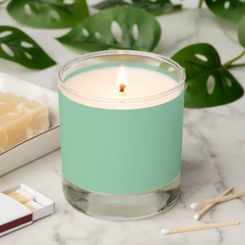 Yummy Mint Green Solid Color  Scented Candle
