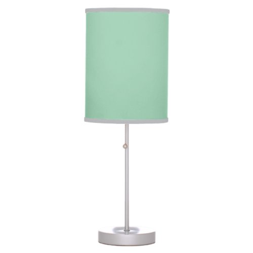 Yummy Mint Green Solid Color Table Lamp