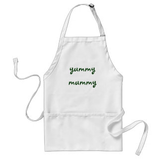 yummy mummy adult apron