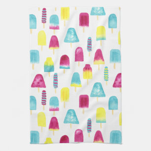 Yummy Popsicles Kitchen Towel
