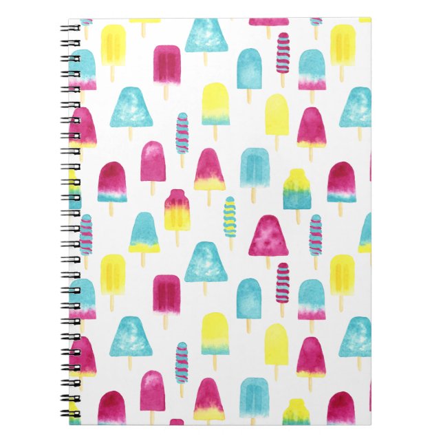 Yummy Popsicles Notebook (Front)