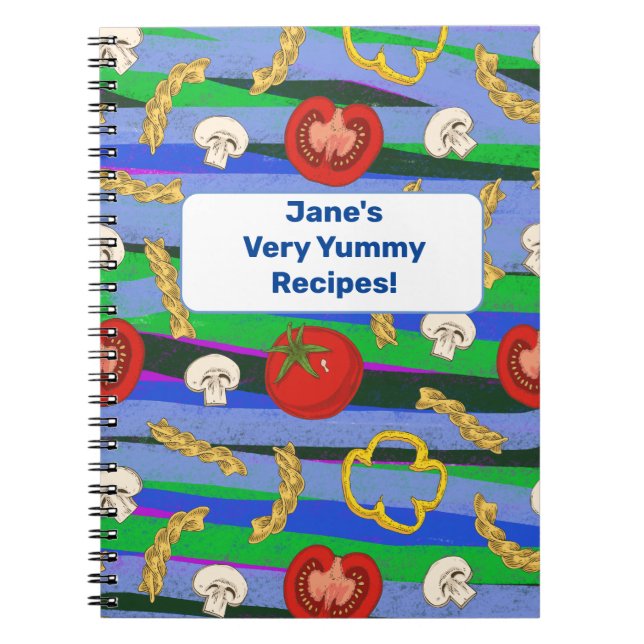 Yummy recipe book to personalize for the cook (Front)