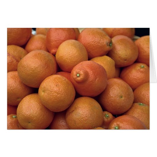 Yummy State-grown oranges Cards (Front Horizontal)