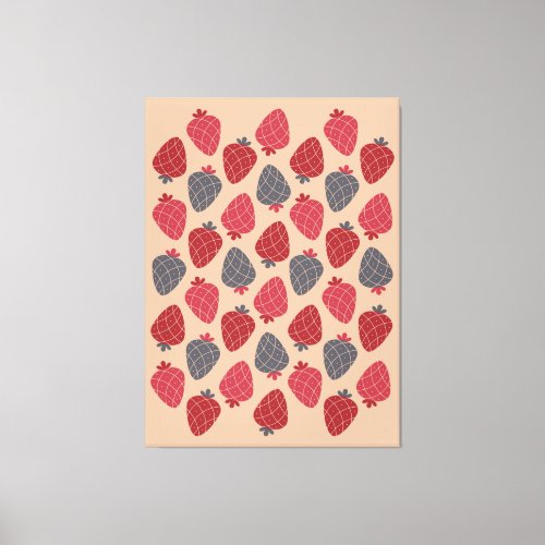 Yummy Strawberry Canvas Print