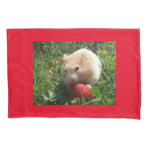 Yummy Strawberry Hammie Pillowcase