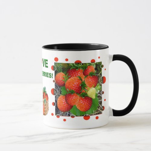 YUMMY   Strawberry  Mug