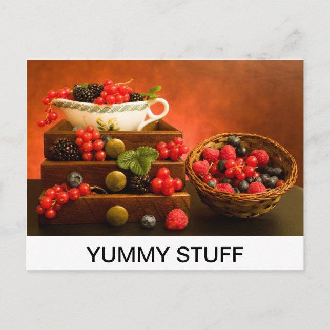YUMMY STUFF POSTCARD (Front)