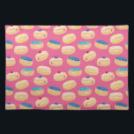 Yummy Sufganiyot Jelly Donuts Hanukkah Pattern Cloth Placemat<br><div class="desc">Yummy Sufganiyot Jelly Donuts Hanukkah Pattern. Sufganiyah Chanukah,  assorted jelly donoughts.</div>
