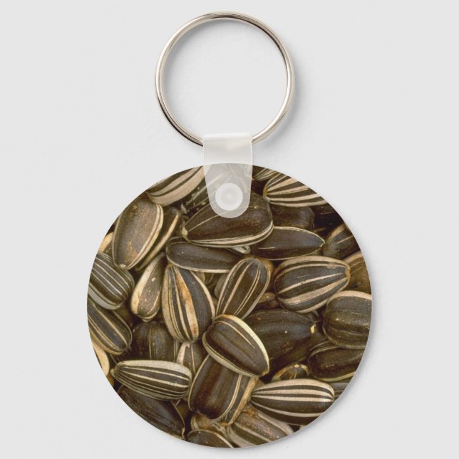 Yummy Sunflower seeds Keychain (Front)