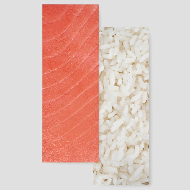 Yummy Sushi Bookmarks (Front & Back)