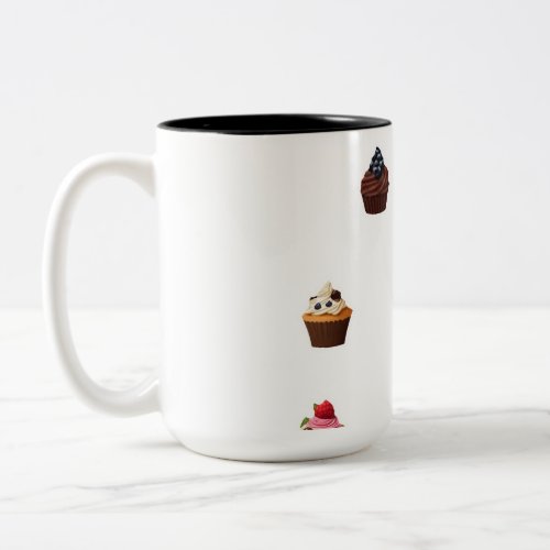 Yummy Sweet Delights Two_Tone Coffee Mug