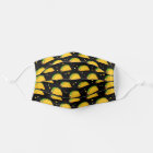 Yummy Taco Pattern Adult Cloth Face Mask | Zazzle