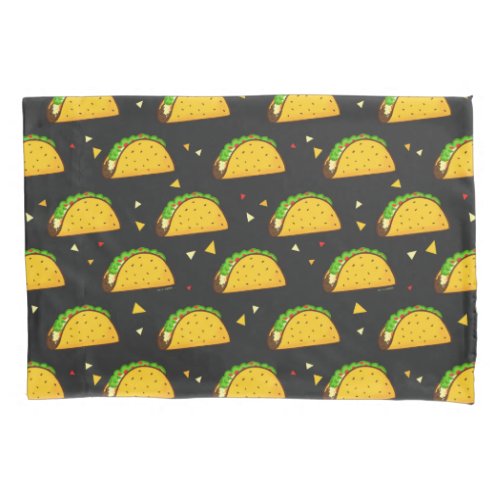 Yummy Taco Pattern Pillow Case