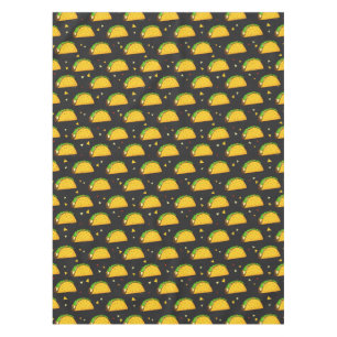 Yummy Taco Pattern Tablecloth
