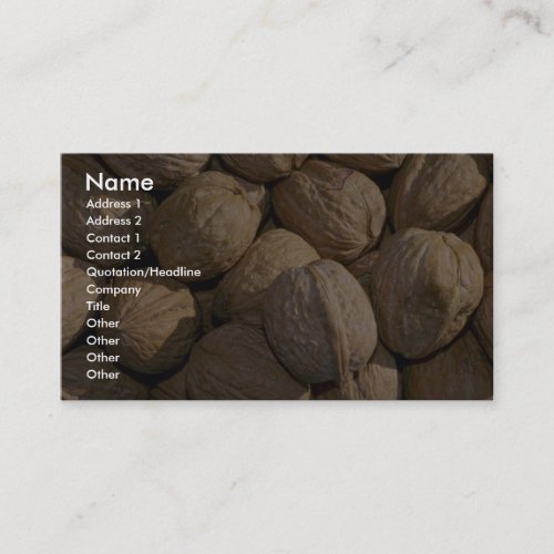 Yummy Walnuts Business Cards
