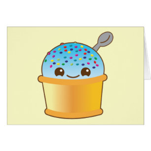 Yummy yummy bucket ice-cream kawaii! NP Cards
