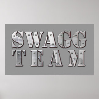 Yung Joc Swagg Team Logo Poster