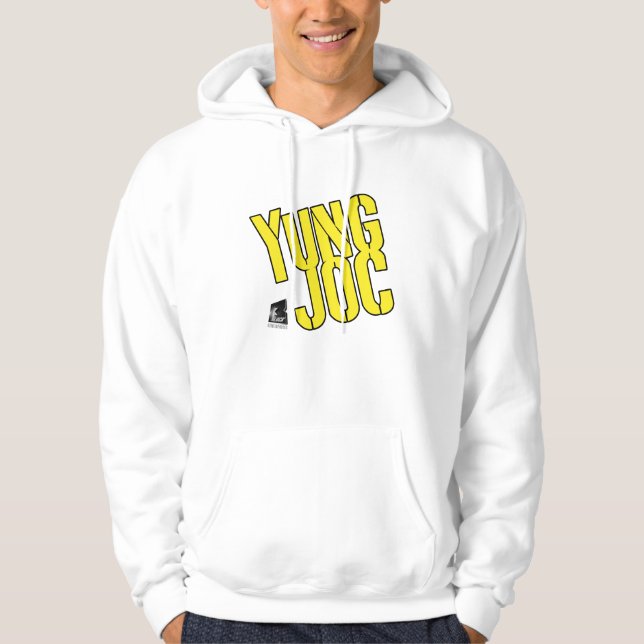 Yung Joc Yellow Logo T-Shirt Hoodie (Front)