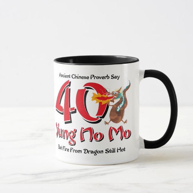 Yung No Mo 40th Birthday Mug (Right)