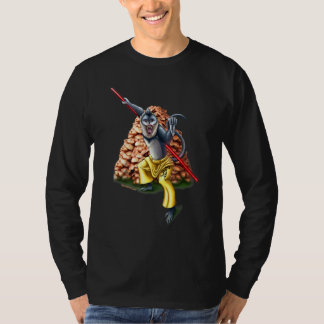 Yunnan Snob Nosed Monkey protecting his mushrooms  T-Shirt