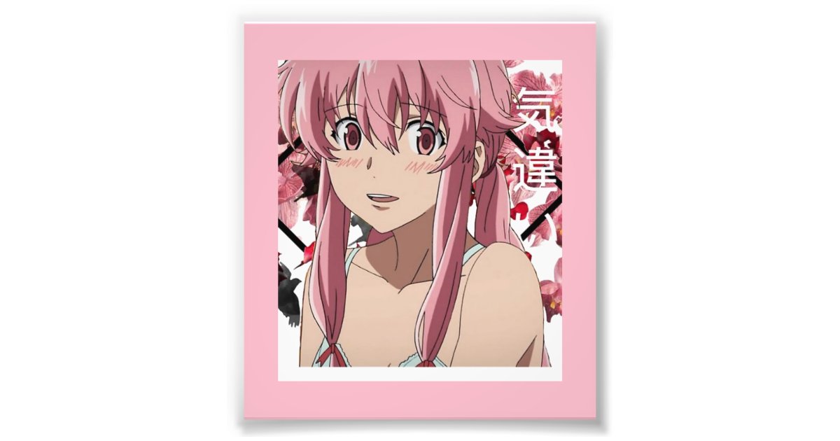 Diary Future Anime Mirai Nikki, Poster Anime Future Diary