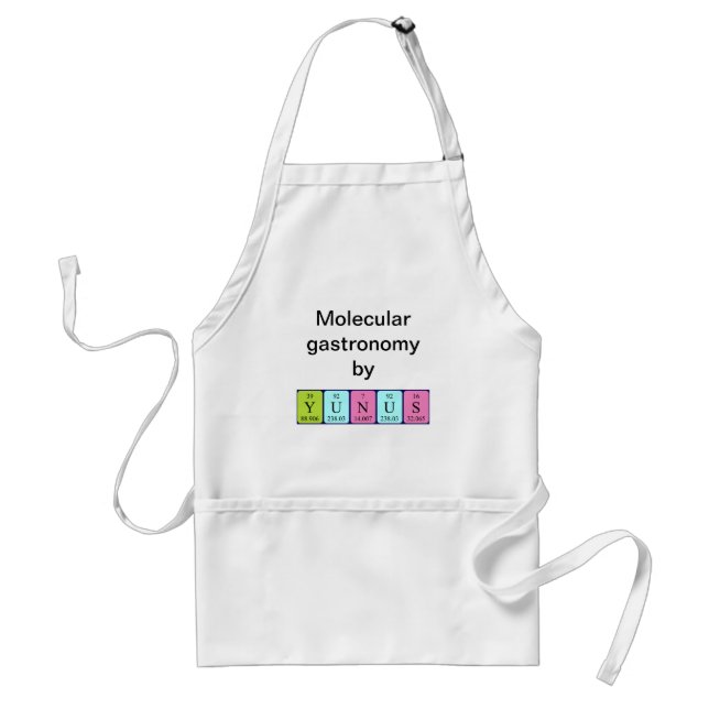 Yunus periodic table name apron (Front)