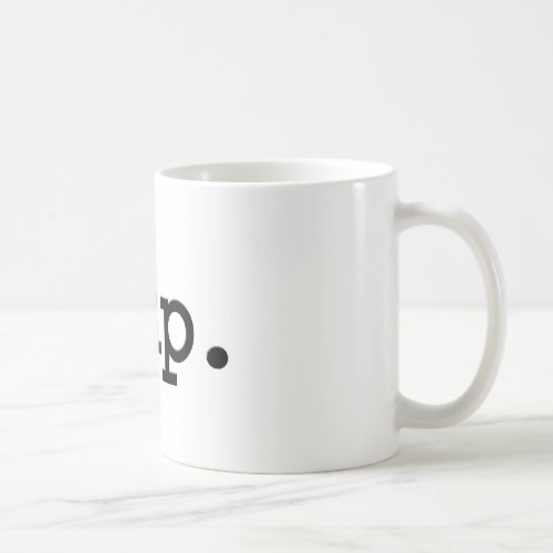 yup coffee mug