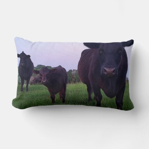 Yup Kow Now Cow Pillow