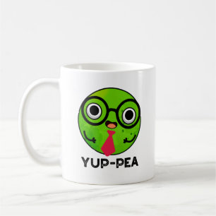 Yup-pea Funny Yuppie Veggie Pea Pun Coffee Mug
