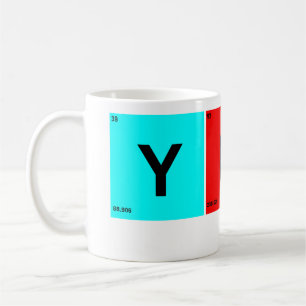 YUP Periodic Table of Elements Coffee Mug