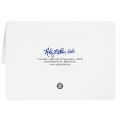 Yupo Irises Cards (Back Horizontal)