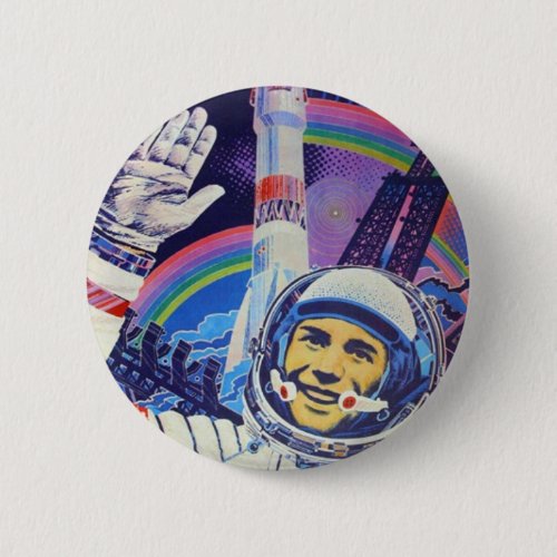 Yuri Gagarin cosmonaute button