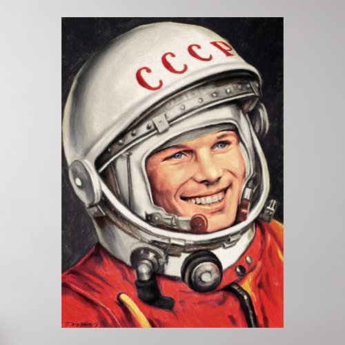 Yuri Gagarin Poster