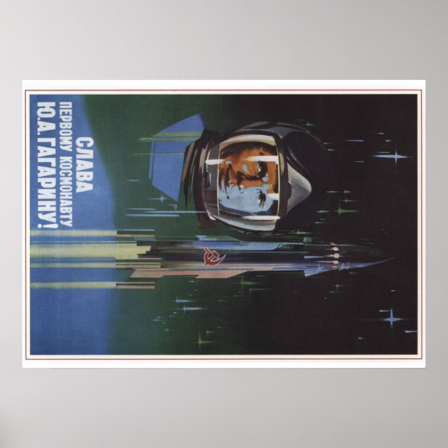 Yuri Gagarin Poster (Front)